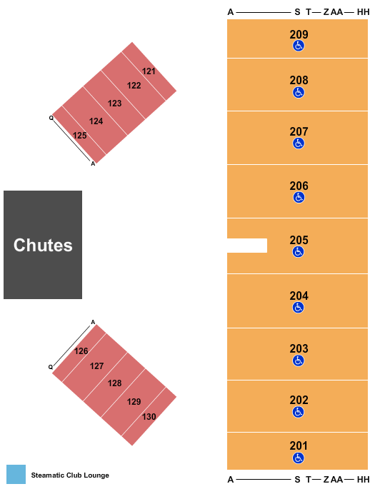 Alerus Center PBR Seating Chart